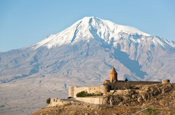 Monasterio Khor Virap y Monte Ararat