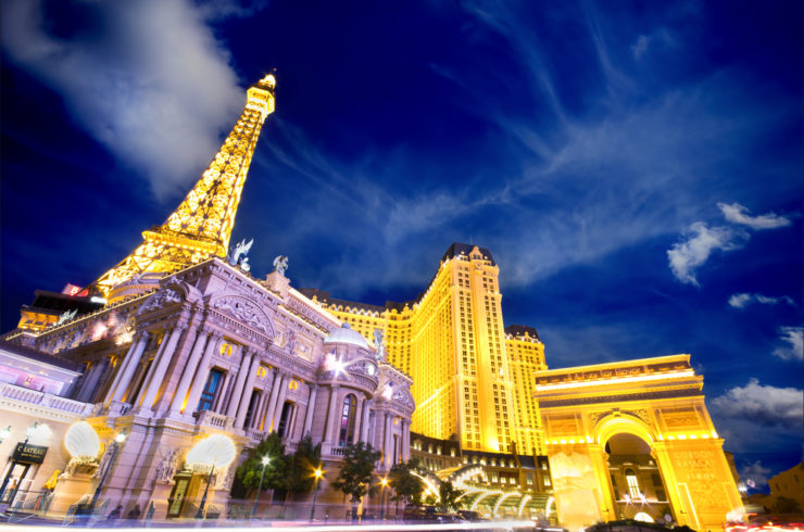 Panorámica nocturna de Las Vegas 2