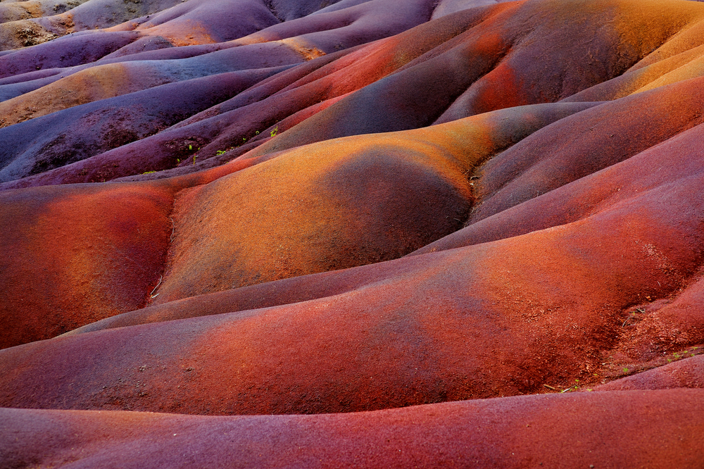 Tierra de los Siete Colores de Chamarel en Isla Mauricio